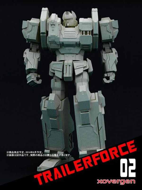 Xovergen Reveal Trailerforce 02 God Bomber Apex Armor Figure To Fullfil TF 01 TrailerForce God Ginrai Set Image (1 of 1)